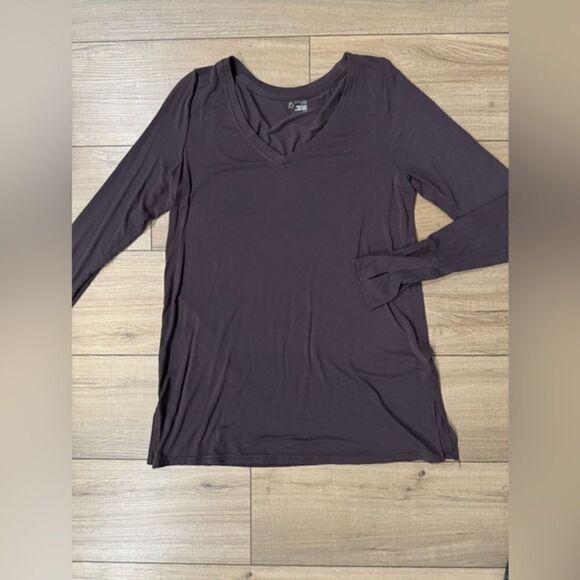aerie Tops - Offline aerie women’s small long sleeve shirt top tee dark gray s soft stretchy